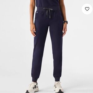 Figs Zamora Jogger Scrubs in Navy
